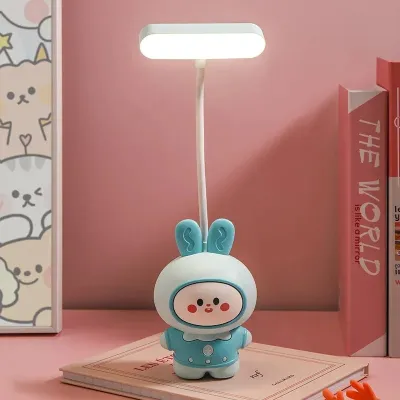 Colorful Cute Rabbit Small Rechargeable Table Lamp 